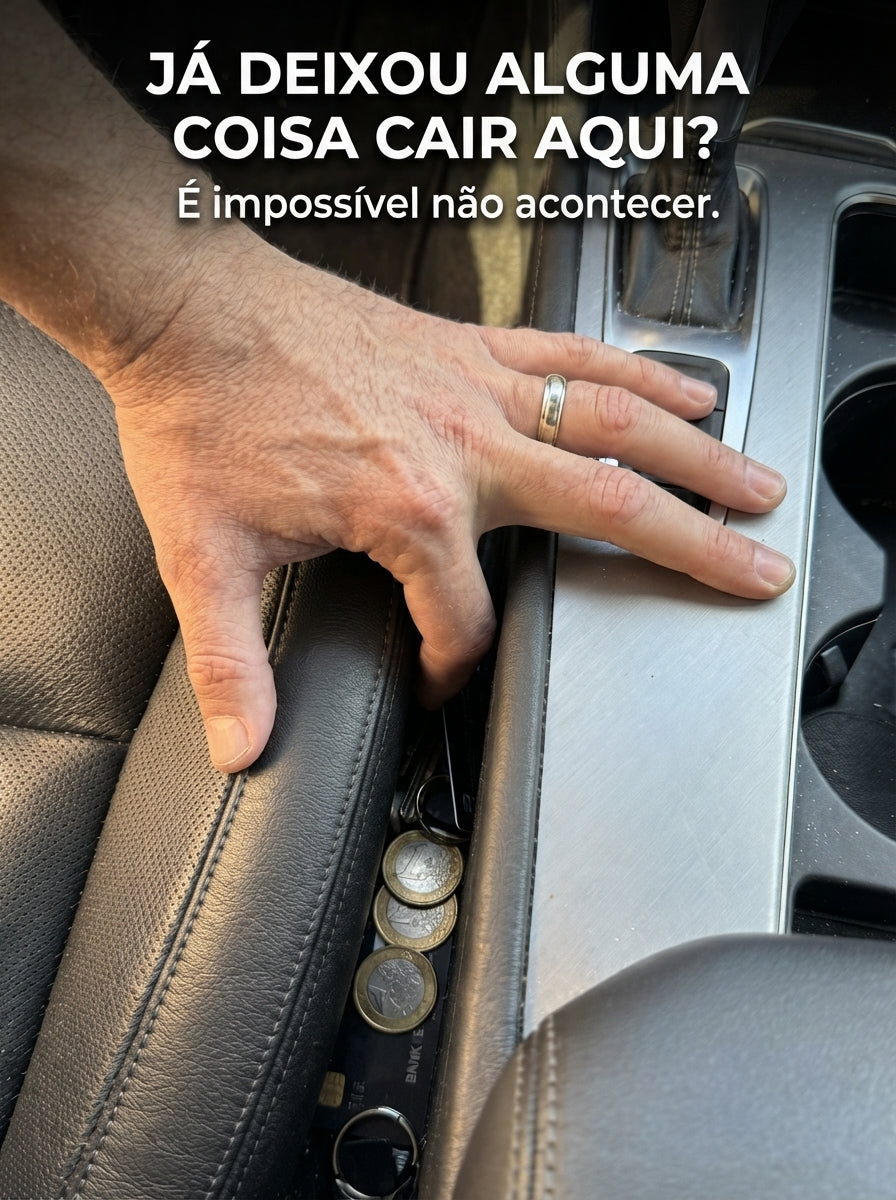 SideVault™ — Organizador de Espaço para Banco