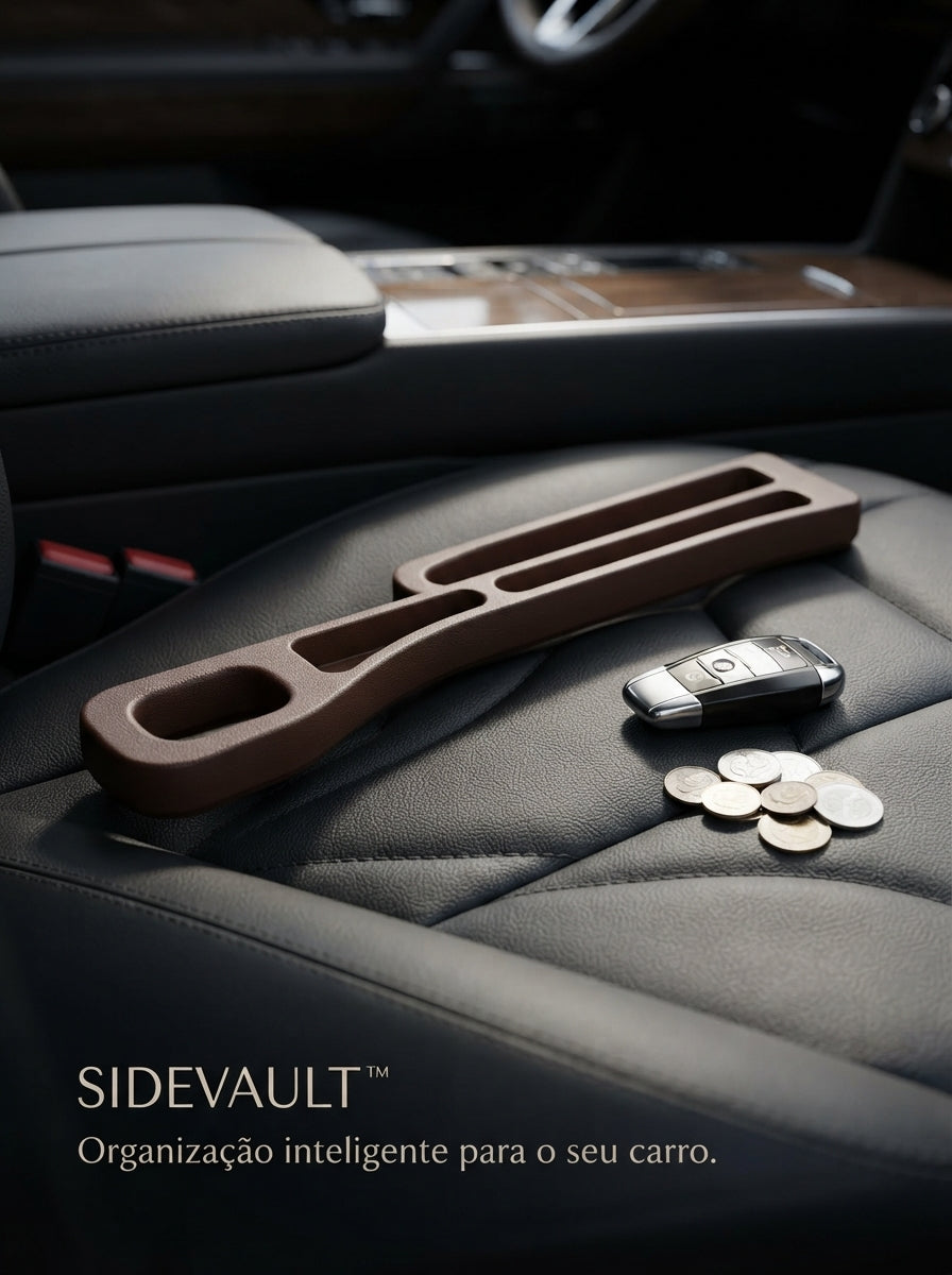 SideVault™ — Organizador de Espaço para Banco